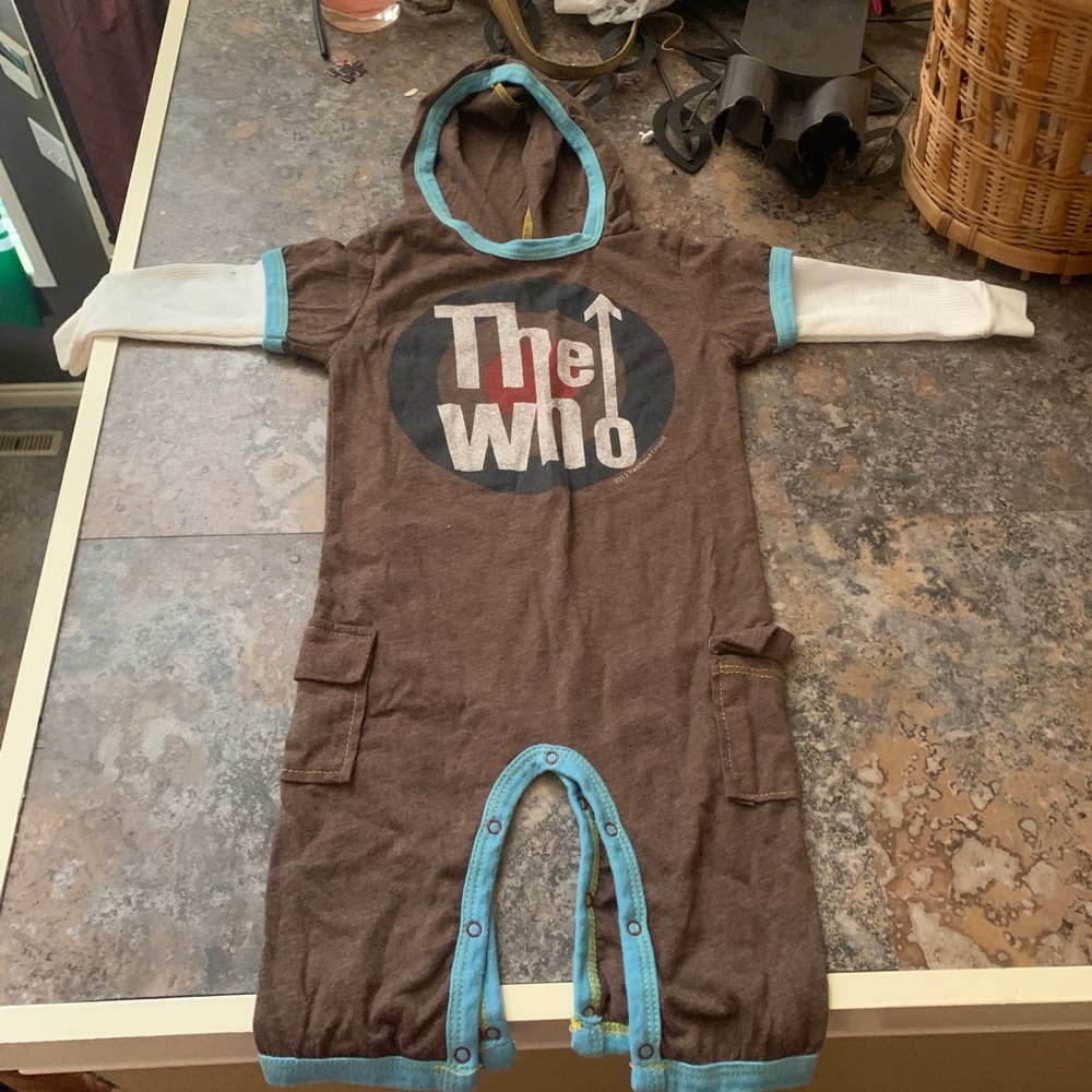 The Who - baby romper , Rowdy Sprout